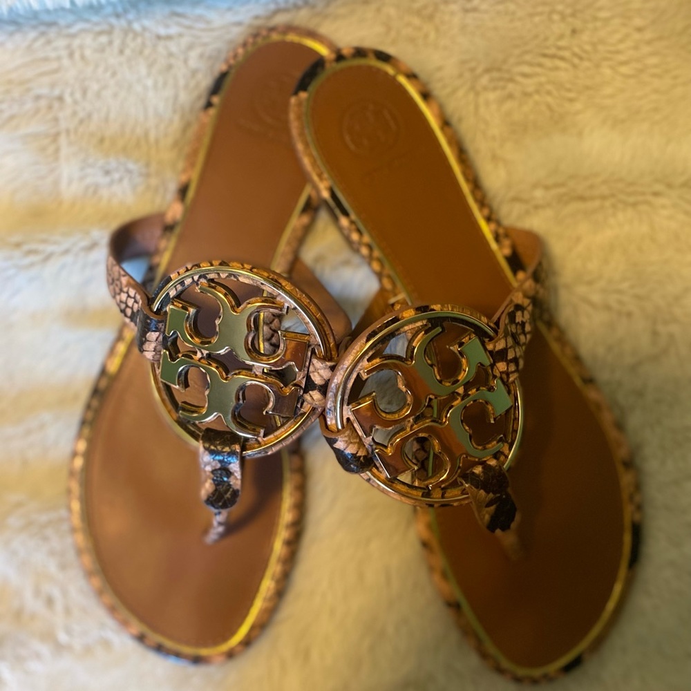 Authentic Tory Burch Miller Sandals